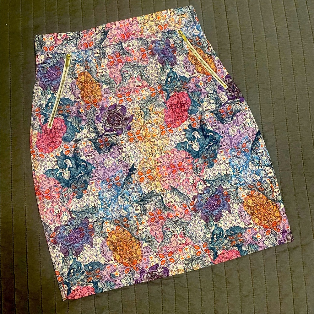 Floral High-Waisted Mini